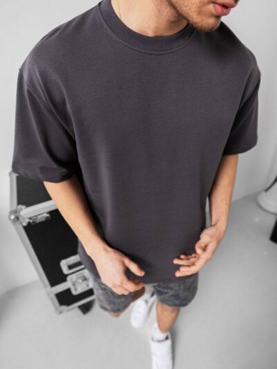 antrasit-oversize-tisort-wholesale
